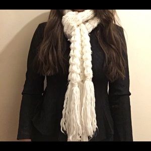White scarf